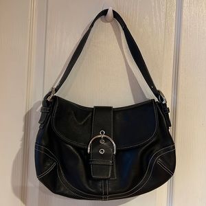 Coach leather soho shoulder bag